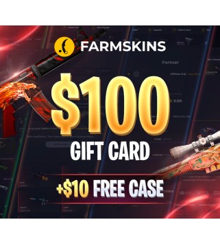 Farmskins $100 Wallet Card + FREE CASE Key GLOBAL